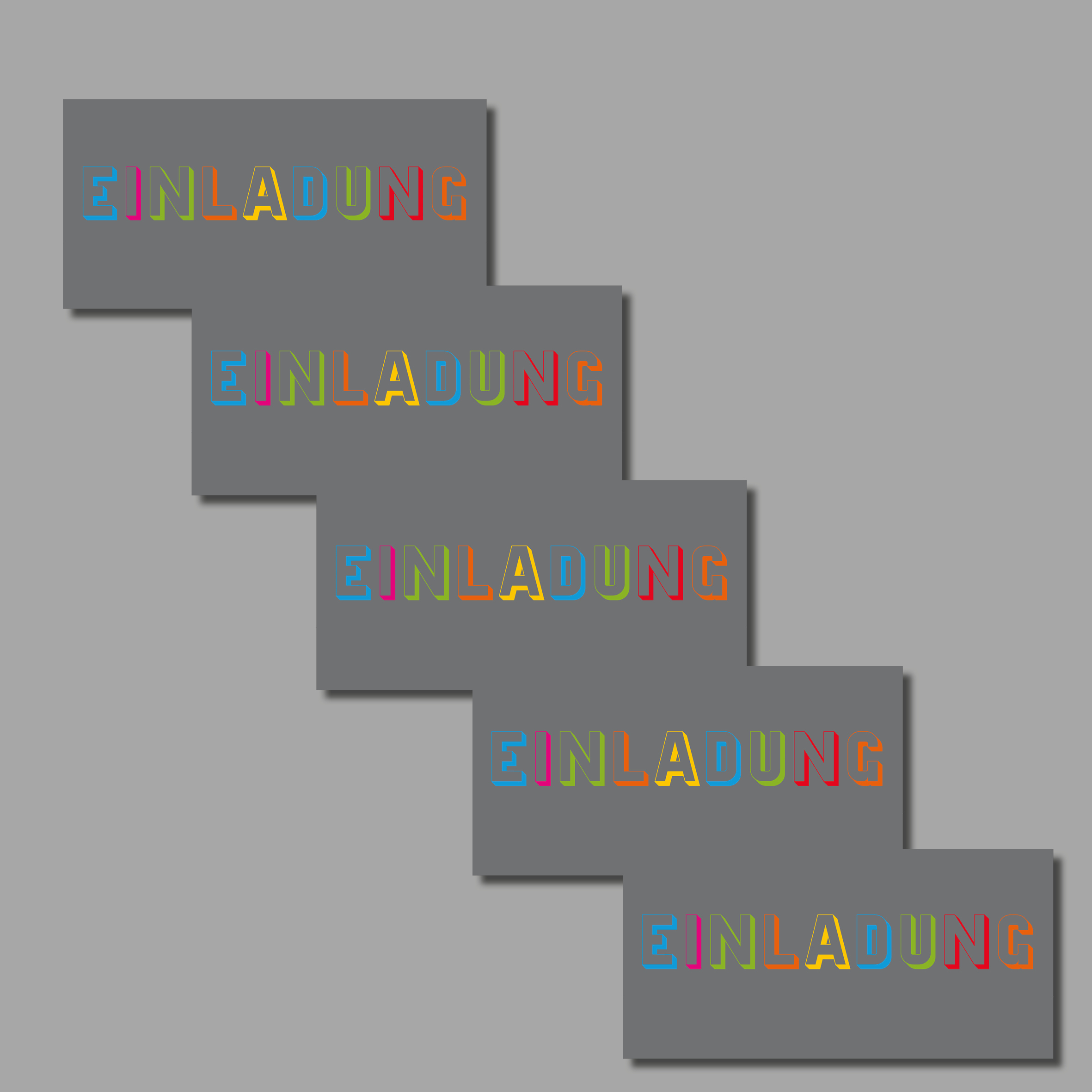 Einladungskarten Fur Jugendliche Oder Teenager Kreativ Anders Okologisch Grusskarten Design Grusskarten Design