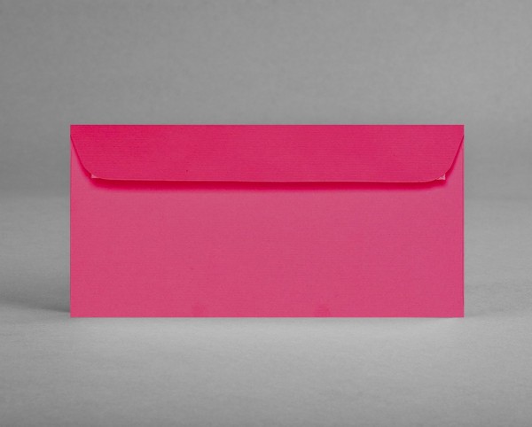 5 original Artoz Kuverts in fuchsia/pink, C6, DIN lang, ohne Sichtfenster (Set)