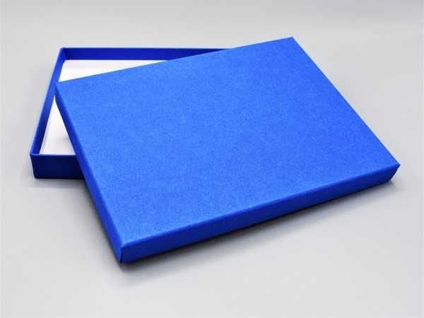 A5 KÖNIGSBLAU: Stabile Schachtel als Geschenkbox o. Fotobox - original artoz PURE Box A5