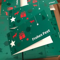 Vorschau: SKANDINAVISCH: Weihnachtskarte mit weihnachtlichen Symbolen inkl. Kuvert Vorschau: SKANDINAVISCH: Weihnachtskarte mit weihnachtlichen Symbolen inkl. Kuvert