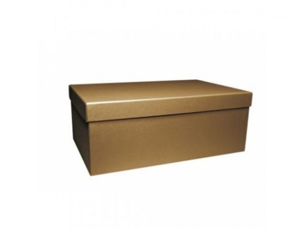 AUF ANFRAGE: PURE BOX L IN KRAFTPAPIER mit Deckel im Format L 280 × 173 × 108 mm von artoz