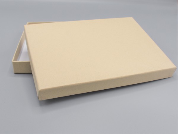 IN SANDFARBEN/BEIGE A5: Stabile Schachtel mit Deckel als Geschenkbox oder Fotobox - original artoz P