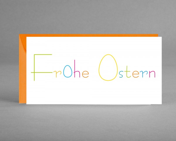 EI EI EI: Grußkarte &quot;Frohe Ostern&quot; inkl. Kuvert