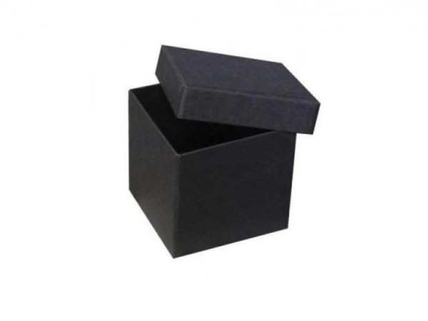 AUF ANFRAGE: IN SCHWARZ: PURE BOX XS mit Deckel im Format 72x72x68 mm von artoz