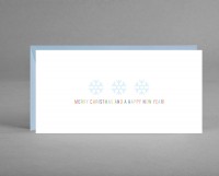 GLITZERNDE EISKRISTALLE: Weihnachts- & Neujahrskarte 3 Schneeflocken" mit Glitzersilber inkl. Kuvert GLITZERNDE EISKRISTALLE: Weihnachts- & Neujahrskarte 3 Schneeflocken" mit Glitzersilber inkl. Kuvert