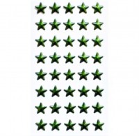 40 TANNEGRÜNE STRASS STICKER STERNE von artoz 40 TANNEGRÜNE STRASS STICKER STERNE von artoz
